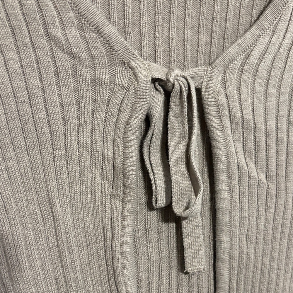 Harlow Taupe Ribbed Knitwear - Picture 4 of 7